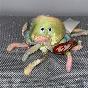 RARE TY Teenie Beanie Babies Octopus The Jellyfish